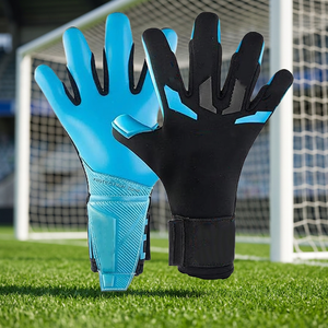 Gants de gardien de but de football professionnels de nouvelle conception en latex avec protection des doigts pour enfants et adultes - Product Image 3