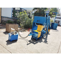 Mini Palm Fruit Olie Persmachine Met Dieselmotor Te Koop