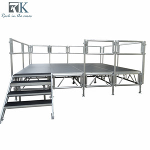 Modular Detachable Aluminum <b>Stage</b> <b>Platform</b> Portable Concert <b>Stage</b> Podium for Wedding Events <b>Stage</b> - Product Image 1