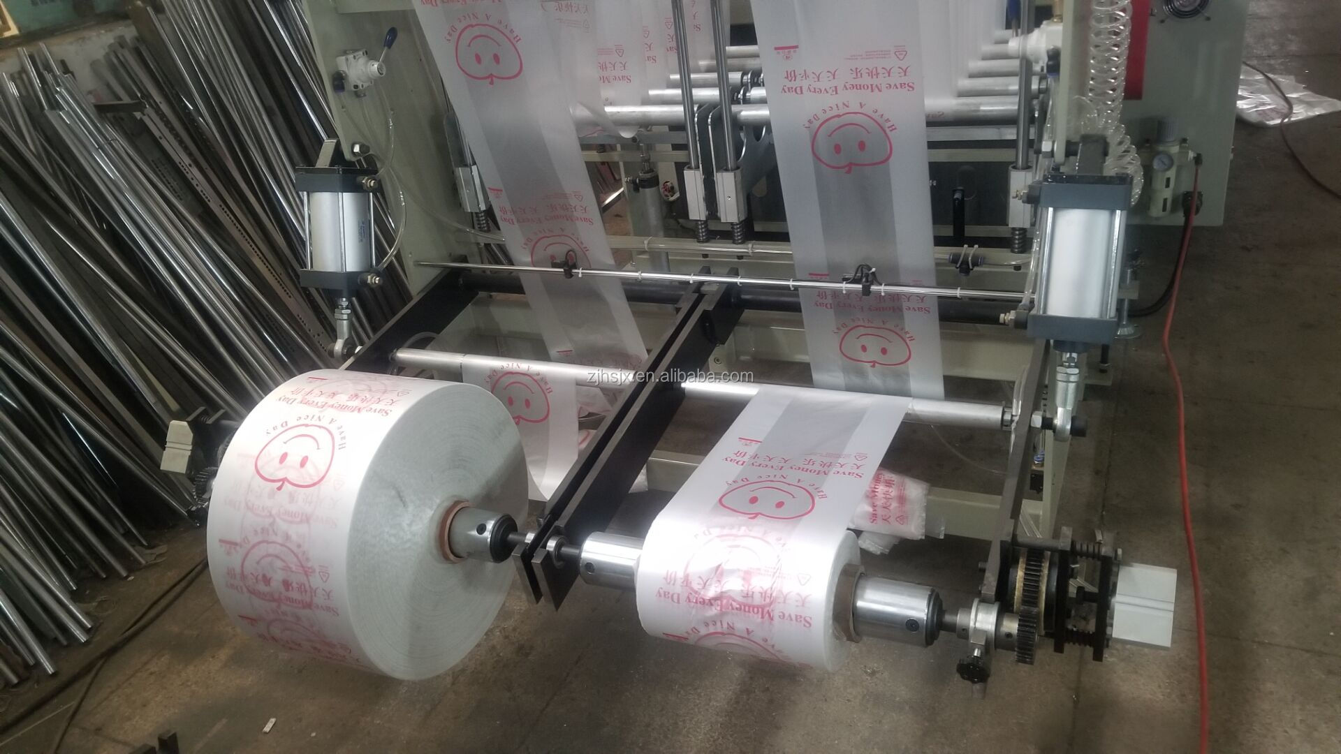 t shirt bag making machine price