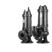 WQ Pompe à eaux usées non colmatante à grand débit JWYQ Pompe submersible d'ingénierie de sous-sol 40hp Pompe à boue agricole 5hp Pompes de puisard