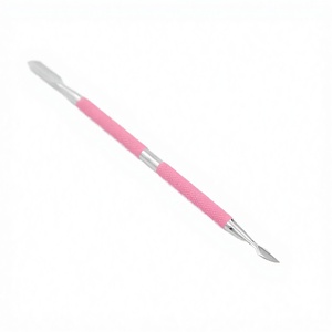 KAAMIR INSTRUMENTS OEM Custom Logo Reusable Stainless Steel Square <b>Nail</b> Cuticle Pusher Manicure <b>Tool</b> Double-Use Beauty Care - Product Image 3