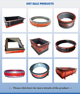 Khớp Nối Mở Rộng Vải Chịu Nhiệt Độ Cao Khớp Nối Cao Su Hình Tròn/Hình Chữ Nhật Bộ Bù Vải - Product Image 2