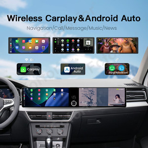 Foforfor Écran tactile interactif double 12,3 pouces Android 13 Radio de navigation GPS pour voiture pour Volkswagen <span class=keywords><strong>Tiguan</strong></span> L2023-2025 CarPlay sans fil - Product Image 3