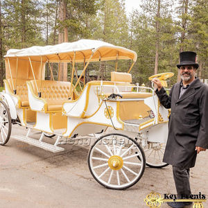 <span class=keywords><strong>2023</strong></span> nuevo lujo tres filas de asientos turismo Victoria carruaje tirado por caballos/histórico carruaje eléctrico real para <span class=keywords><strong>Festival</strong></span> - Product Image 2