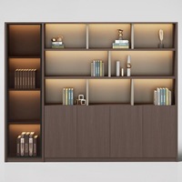 Bureau de direction moderne en teck - Abordable, extensible et modulaire pour hôtel et salon