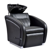 Fauteuil de lavage de cheveux moderne et simple, avec repose-pieds réglable, pour salon de coiffure, lit ou chaise de spa pour la tête, avec bol, pour barbier