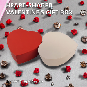 カスタムリサイクル材料マット仕上げハート型バレンタインデー段ボールギフトボックスウェディングローズフラワー時計用キャンディーふた - Product Image 2