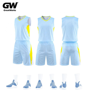 ชุดเสื้อกล้ามบาสเก็ตบอลแบบแห้งเร็ว ระบายอากาศได้ดี ปรับแต่งได้ ใส่กลับด้านได้ มีไซส์ใหญ่ ชุดทีมฤดูร้อน มีตัวเลือกสีพื้น - Product Image 3