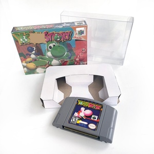 กล่องใส่ตลับเกม Yoshi's Story คุณภาพสูงจากอเมริกา กล่องกระดาษแข็งหนา สำหรับเครื่องเล่นเกม 64 บิต พร้อมถาดใส่ตลับเกมสำหรับ N64 - Product Image 1