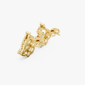 Pendientes de Botón Florales de Alta Calidad para Mujer con Acabado Brillante para Bodas y Compromisos, Suministro Disponible en Todo el Mundo - Product Image 2