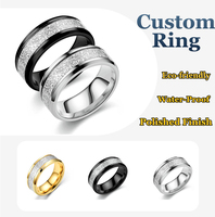 Bague tendance en acier inoxydable plaqué or 18 carats avec micro-incrustation de pierres naturelles, motif cercle effet goutte d'huile, certifiée CE