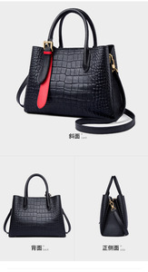 Sacs à main en cuir véritable tendance, sacs fourre-tout de luxe de grande capacité pour femmes, sacs à bandoulière - Product Image 6