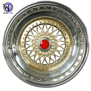 Jantes forgées en trois parties 5X120 5X130 Rines 4X100 5X112 Classic Jante Custom 2 3 Piece Wheel pour BMW <span class=keywords><strong>TT</strong></span> <span class=keywords><strong>RS</strong></span> Lamborghini Porsche - Product Image 1