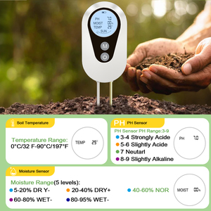 Vier In Één Grondmeter Digitale <span class=keywords><strong>Ph</strong></span> Zonlicht Vochttemperatuur Backlight Lcd Tuin Gazon Boerderij Indoor Outdoor Plant Gezondheid - Product Image 3