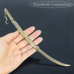 <span class=keywords><strong>Elden</strong></span> <span class=keywords><strong>Ring</strong></span> Marania's Sword 22cm Le modèle de décoration d'arme tout en métal peut être personnalisé Modèle d'épée en acier de haute qualité - Product Image 5