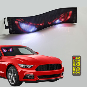 <strong>Programmable</strong> Flexible <strong>LED</strong> logo Scrolling Bright Advertising <strong>LED</strong> Car logo Ultra-<strong>thin</strong> Flexible Bluetooth <strong>LED</strong> Screen - Product Image 1