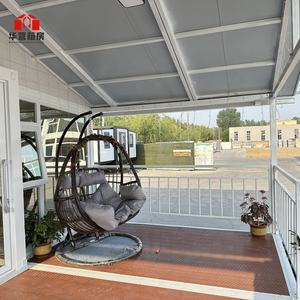 Imperméable à l'eau préfabriqué 40Ft 20Ft Extensible Pavillon Conteneur Maison Préfabriquée Villa Portable Maison Construction <span class=keywords><strong>Immobilier</strong></span> - Product Image 3