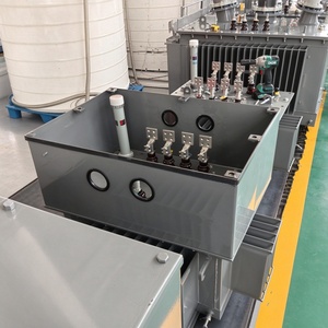 Transformateur d'isolement triphasé immergé dans l'huile 50 kVA avec boîtier de câblage 380 V vers 208/120 V 60 Hz - Product Image 3