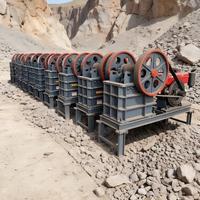 Concasseur à mâchoires mobile PE200X300 de 10 tonnes par heure pour la production d'agrégats de gravier, de calcaire, de granit et de minerai en carrière