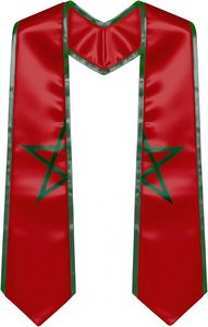 Wholesale 2026 Country Flag Graduation Stole Sash V Shape National Country Flag Sash Graduation Stoles for Women Men <strong>Gifts</strong> - Product Image 5