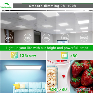 2x2/1x4/2x4 Smart APP Control LED Flat Panel <strong>Light</strong> CW Dimmable 2700K-6500K CCT Recessed <strong>Drop</strong> <strong>Ceiling</strong> <strong>Light</strong> for Commercial Use - Product Image 5