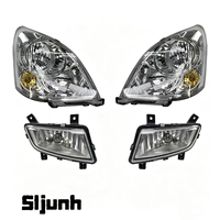 Ensemble de coques de phares avant de voiture 12V 60W 4000K compatible Chevrolet N300P N300 Microvan, paire de pièces LH/RH 23934048-23934049