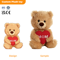 Peluche personnalisée, Ours en peluche personnalisé, Peluche lestée, Jouets sensoriels, Jouets en peluche, Animaux en peluche
