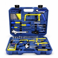 Coffret d'outils de réparation pour électricien et télécommunications Great Wall 62 pièces, multimètre numérique, étui rigide, outils à main en acier au carbone, alimenté par batterie