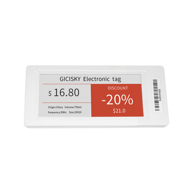 2.9inch Electronic Price Tag E-paper Display Supermarket Electronic Shelf Label Digital Price Tags for Factory Pharmacy