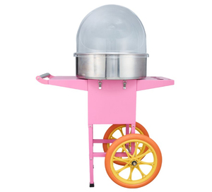 Machine à Barbe à Papa Professionnelle sur Chariot en Acier Inoxydable, Alimentée par Batterie et <span class=keywords><strong>Gaz</strong></span>, Portable pour Événements Extérieurs - Product Image 2