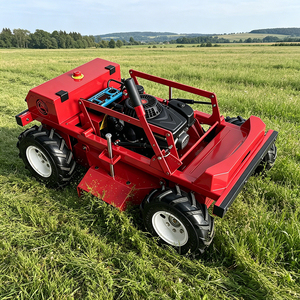 Tondeuse à gazon télécommandée RV225 avec moteur radio sans balais, freins et pneus antidérapants à aspiration - Product Image 2