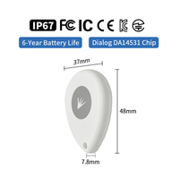 Longue portée 400m publicité FSC-BP108B blanc programmable marketing de proximité Bluetooth balise iBeacon pour notification Push