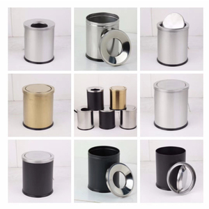 <span class=keywords><strong>Poubelle</strong></span> à double couche écologique Love Heart HX127 en acier inoxydable, type induction, à ouverture supérieure, pour le stockage des déchets en intérieur - Product Image 6