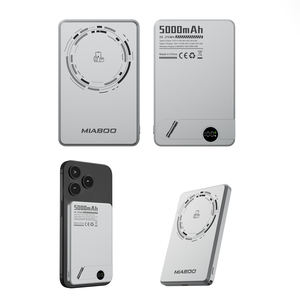 พาวเวอร์<span class=keywords><strong>แบ</strong></span>งค์แม่เหล็กโลหะรีไซเคิลสุดบางพิเศษเครื่องชาร์จไร้สาย15W สำหรับ iPhone iWatch airpods ปลอดภัยชาร์จ<span class=keywords><strong>เร็ว</strong></span>แพ็ค<span class=keywords><strong>แบ</strong></span><span class=keywords><strong>ต</strong></span>เตอรี่ MAG - Product Image 1