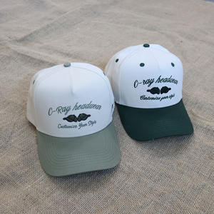 BSCI OemカスタムPvcロゴ5パネルコットンスナップバックキャップ,フラットビル非構造化ゴラス,高品質コットンツユ穴あき帽子キャップ - Product Image 6