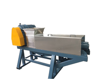 Garba Afvalresidu Extrusie Dehydratie Fruit Juicer Dubbele Schroefpers Doorslaande Sapextractie Onschadelijke Behandeling