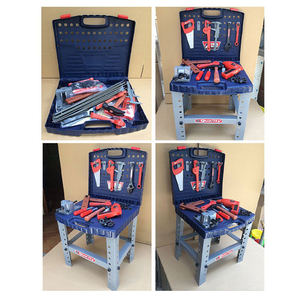 Valise d'outils d'entretien de luxe, cadeau éducatif pour garçons, table de construction, jeu d'imitation, ensemble d'outils électriques pour enfant - Product Image 5