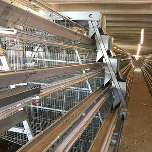 Completamente automatico A o H galline ovaiole strato di pollame polli batteria gabbia prezzo per la vendita In Dubai e nigeriano allevamento di pollame - Product Image 4