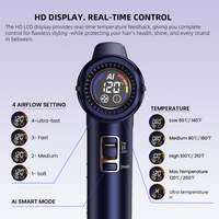 Secador de Pelo de Alta Velocidad OEM/ODM Personalizado de 2000w con Sensor Inteligente Ai de Alto Rendimiento, 200 Millones de Iones de Plasma, Boquilla Magnética de 360°