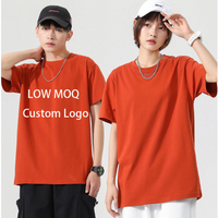 T50005 Usine 210 Grammes T-Shirt Homme 100% Coton Personnalisé de Bonne Qualité avec Impression Photo Design Manches Courtes T-Shirts Unis Personnalisés