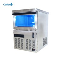 Machine à glaçons en métal au design élégant et simple, peu encombrante, facile à utiliser pour les restaurants