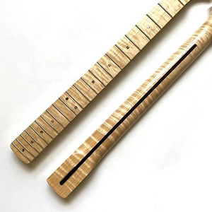 Mástil de Guitarra de Arce Flameado de 21 Trastes para Reemplazo de Guitarra ST TL en Venta - Product Image 1