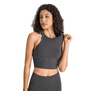 Comodi Top Sportivi da Donna con Schiena Scoperta, Collo Alto, Aderenti, <span class=keywords><strong>per</strong></span> Fitness, Yoga, Corsa, Abbigliamento Atletico e Tempo Libero - Product Image 3