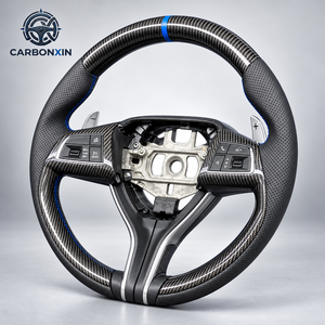 Volant de direction personnalisé en fibre de carbone avec éclairage LED pour Maserati Ghibli Levante Granturismo Quattroporte 2014 2018 - Product Image 2