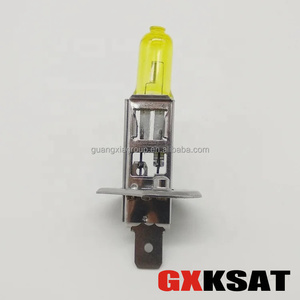 GXKSAT Auto Parts Ampoule de phare H1 12V <span class=keywords><strong>5570</strong></span> 100W Lampe halogène de couleur doré<span class=keywords><strong>e</strong></span> Lampe au xénon - Product Image 4