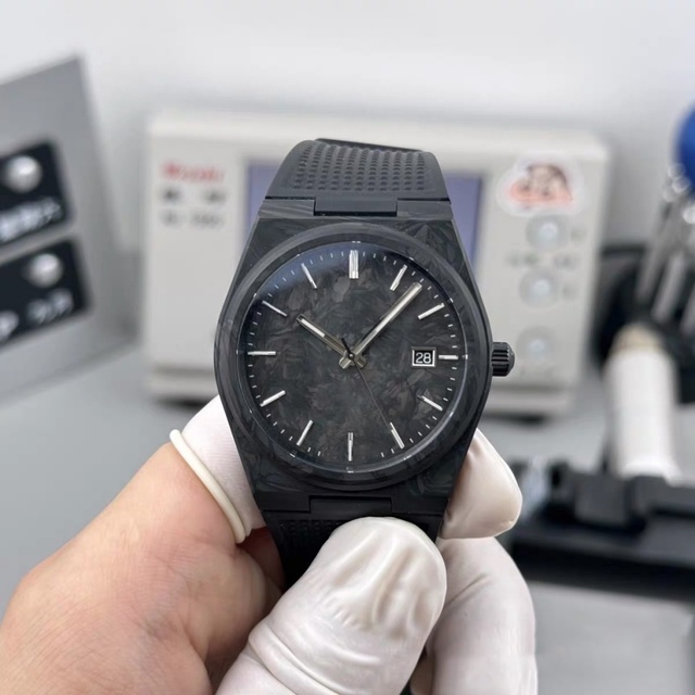 High Quality Wholesale Price PRX80 40mm Carbon Fiber Ultra-Thin Automatic Self-Winding Movement Men's Luxury Mechanical Watch