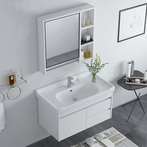 Mueble de baño de madera maciza, mueble de baño blanco en Pakistán - Product Image 3