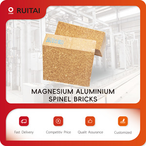 Brique réfractaire en spinelle d'alumine de magnésie de qualité supérieure avec une excellente résistance au choc thermique - Product Image 4