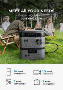 แบตเตอรี่สำรอง OUKITEL B2000 2048Wh สำหรับสถานีไฟฟ้าพกพา ช่องเสียบ USB-C ใช้กับเครื่องกำเนิดไฟฟ้าพลังงานแสงอาทิตย์ BP2000 - Product Image 1